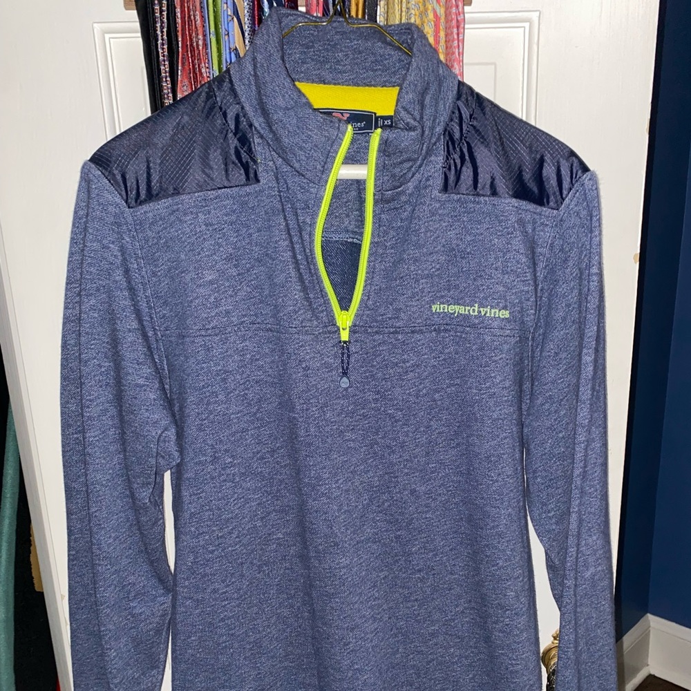 vineyard vines men’s shep shirt quarter zip pullover